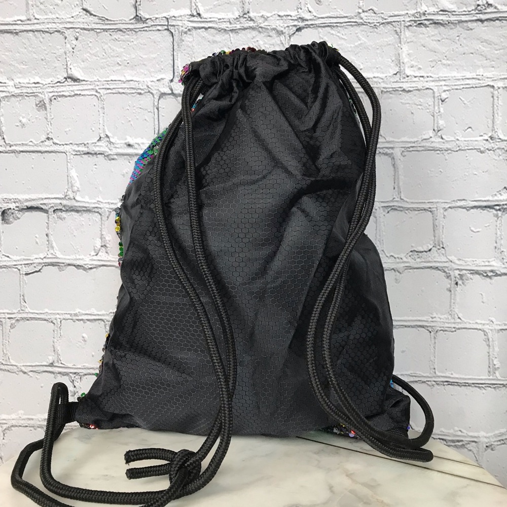 Drawstring Backpack Rainbow Pride Nylon String Ba… - image 3